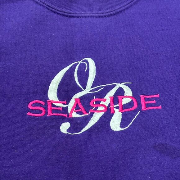 Y2K Seaside Women's Purple Sweatshirt - Picture 3 of 6